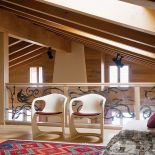 Drewniany dom w górach