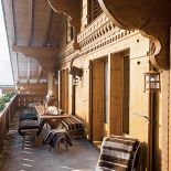 Drewniany dom w górach