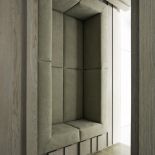 Ciekawe siedzisko zaprojektowane przez pracownię SiT Grupa Projektowa.