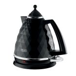 Czajnik elektryczny z serii śniadaniowej Brillante, obrotowa podstawa i zwijany kabel, 299 zł Delonghi