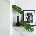 czarno-biała łazienka dodatki