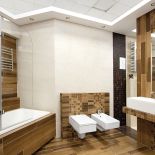 Dąb czy jego imitacja? Fantazyjna mozaika ułożona z płytek Noce Naturale marki Paradyż: paski 49 zł/szt., kwadraty – 55