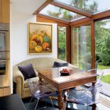 Dębowe meble w kuchni zaprojektowała Anna Bielecka.