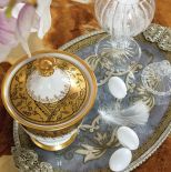 dekoracje stołu antyki