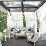 dekoracja stołu na tarasie