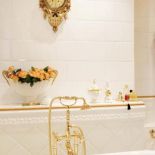 Dekoracje w łazience. Rokokowy apartament