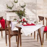 Czerwono-złota aranżacja na święta, Dekoria.pl