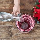 dekoracje bożonarodzeniowe na stół – wazon z cukierkami