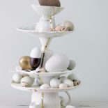 Stylowo: fontanna jajeczna, czyli dekoracja stylowa, lecz z przymrużeniem oka.