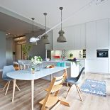 W aranżacji dominuje skandynawska funkcjonalność.