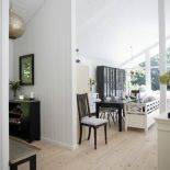 Dom nie jest podzielony na małe pomieszczenia.