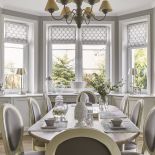 szara jadalnia w stylu francuskim