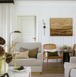 salon w stylu modern country