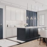 drzwi wewnętrzne granatowe