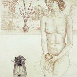 Dwa jabłka , 1973 r. Graficzne metafory Leszka Rózgi