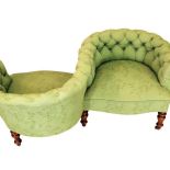 Dwuosobowa sofka eklektyczna, II poł. XIX w., ANTYK.NET.PL.