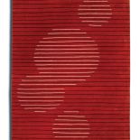 czerwony dywan geometryczny