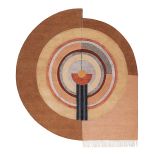 dywan brązowy nowoczesny