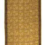 dywan orientalny musztardowy