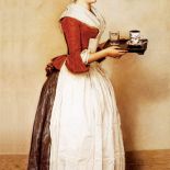 Dziewczyna z czekoladą , 1744 r., Jean-Étienne Liotard