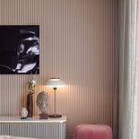 różowe ściany w sypialni