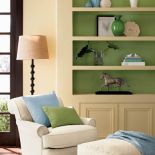 Ekologiczna farba Flat Finish 512, wnękę pomalowano zaś Jicama AF-315. Cena za litr - ok. 95 zł. BENJAMIN MOORE