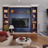 elegancki salon w trzech kolorach