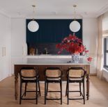 elegancka kuchnia w trzech kolorach