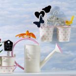 Emaliowana konewka i doniczki. LOVELY HOME