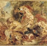 Eugène Delacroix Polowanie na lwy , 1854 r.