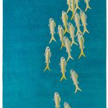 Minimalizm działa na wyobraźnię: dywan jak obraz.