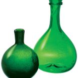 Flakony - szkło sodowe Antico , projekt Zbigniew Horbowy, lata 60.