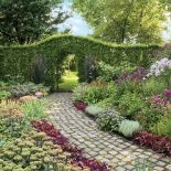 Ogród w Holandii: trochę w cieniu, trochę w słońcu