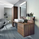 Fornirowane meble z kolekcji Delos. Za konsolę zapłacimy od 1153 zł, za szafkę pod konsolę – 3035 zł, za