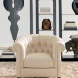 Fotel Queen od Natuzzi. Może być skórzany lub z tkaniny. Cena - 4300 zł. SANIMEX