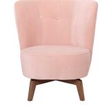 różowy fotel