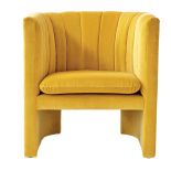 żółty fotel