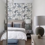 sypialnia w stylu hamptons