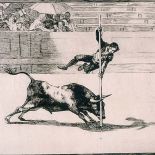 Francisco de Goya Zręczność i zuchwałość Juanito Apinani na arenie w Madrycie , lata 1814-1816