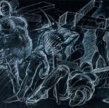 Franciszek Starowieyski Powszechne ukrzyżowanie , 1991r., cw 30 000 zł, REMPEX