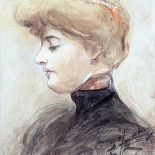 Franciszek Żmurko Główka blondynki , ok. 1895 r., cw 28 000 zł, cs 45 000 zł, AGRA-ART.