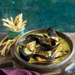 Francuska z mulami. Rozgrzewające zupy