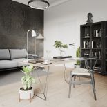 Klasyczne i naturalne wnętrza z nutką industrializmu w domu