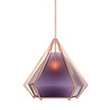 Lampa Harlow Pendant. Dobre zestawienie: pudrowy róż plus miedź lub szmaragd