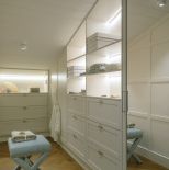 garderoba w luksusowym penthouse