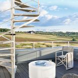 Gospodarzy skusiła niesamowita panorama - miasto jak na dłoni, niebo aż po horyzont.