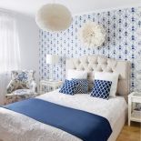 niebieska sypialnia pomysły inspiracje