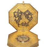 Grawerowane astrolabium, XVI w. Z kompasem w podróży