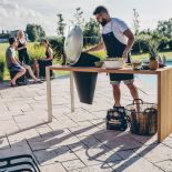 nowoczesny grill ogrodowy