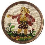 Guzik haftowany, fot. East News. Guzik z pętelką